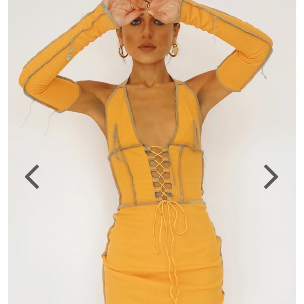 8 Birdies Lace-Up Dress - Picture 9 of 10